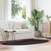 vidaXL Matta Svart 100 x 200 cm Polyester