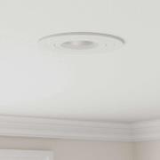 vidaXL Spotlights med strålkastare 24 pcs Vit 9 x 9 x cm Aluminium