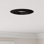 vidaXL Spotlights med strålkastare 24 pcs Svart 9 x 9 cm Metall