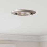 vidaXL Spotlight 12 pcs Silver 9 x 9 x 2.5 cm Metall