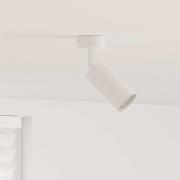 vidaXL Takspotlight Vit 6 x 6 x 16.5 cm Stål