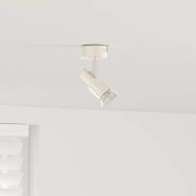 vidaXL Takspotlight Borstad nickel 8 x 8 x 10.5 cm Stål