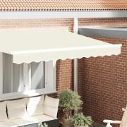 vidaXL Markisvalance Kräm 2.3 x 0.2 m Kanvas