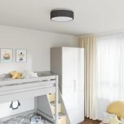 vidaXL Taklampa Svart 38 x 13.5 cm tyg