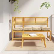 vidaXL Palldyna för sits 4 pcs Beige 40 x 40 x 8 cm Oxford tyg