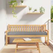 vidaXL Pallkuddset 2 pcs Grå 180 x 40 x 8 cm Oxford Tyg