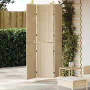 vidaXL Rumsavskiljare Beige 146 x 200 cm konstrotting