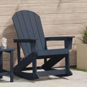 vidaXL Adirondack Gungstol Marinblå 73.5 x 92 x 90cm Plast