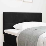 vidaXL Huvudgavel Svart 80 cm Sammet