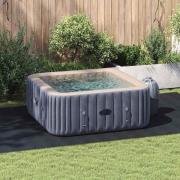 vidaXL Bottenmatta för pool Svart 420 x 220 cm Polyester geotextil