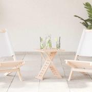 vidaXL Kaffeebord Brun 33 x 33 x 40.5 cm Massivt valnötsträ