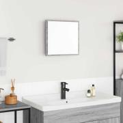 vidaXL LED Badrumsspegel Grå Sonoma 40 x 8,5 x 37 cm Konstruerat trä