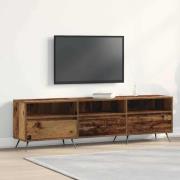 vidaXL TV-skåp Gammalt trä 150 x 30 x 44.5 cm Konstruerat trä