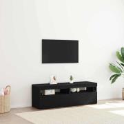 vidaXL TV-skåp 2 pcs Svart 60 x 35 x 40 cm Konstruerat trä