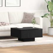 vidaXL Kaffeebord Svart ek 60 x 60 x 31,5 cm Konstruerat trä