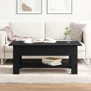 vidaXL Kaffeebord Svart ek 102 x 55 x 42 cm Konstruerat trä