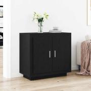vidaXL Sideboard Svart 80 x 40 x 75 cm Konstruerat trä