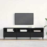 vidaXL TV-skåp Svart ek 150 x 30 x 44.5 cm Konstruerat trä