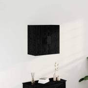 vidaXL Väggskåp Svart ek 60 x 31 x 60 cm Konstruerat trä