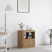 vidaXL Sideboard Brun 60.5 x 37 x 67 cm Konstruerat trä
