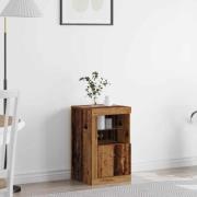 vidaXL Sidokabinett Gammalt trä 41 x 37 x 67 cm Konstruerat trä