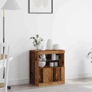 vidaXL Sideboard Brun 60 x 37 x 67 cm Konstruerat trä