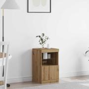 vidaXL Sideboard artisan ek 41 x 37 x 67 cm Konstruerat trä