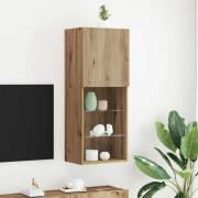 vidaXL TV-skåp artisan ek 40.5 x 30 x 102 cm Konstruerat trä