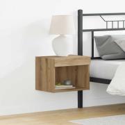 vidaXL TV-bänkset med led Artisan Ek 40 x 30 x 30 cm Konstruerat trä