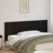 vidaXL Sänghuvugavel Svart Ek 160 x 1.5 x 80.5 cm Konstruerat trä