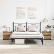 vidaXL Nattduksbord 2 pcs Artisan Ek 45 x 34 x 44,5 cm Konstruerat trä