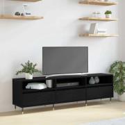vidaXL TV-skåp Svart ek 150 x 30 x 44.5 cm Konstruerat trä