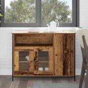 vidaXL Sideboard Gammalt trä 100 x 35 x 75 cm