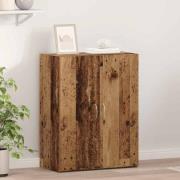 vidaXL Kontorsskåp i Gamla Trä 60 x 32 x 77,5 cm - Byggt av Trä
