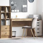 vidaXL Skrivbord artisan ek 100 x 40 x 76 cm Konstruerat trä