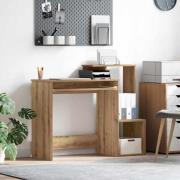 vidaXL Skrivbord Artisan Ek 106 x 41 x 88.5 cm Konstruerat trä