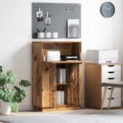 vidaXL Skrivbord Gammalt trä 71.5 x 31.5 x 106.5 cm Konstruerat trä