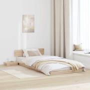 vidaXL Sängram Brun 80 x 200 cm trä