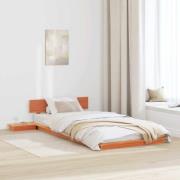 vidaXL Sängram Brun 90 x 190 cm trä