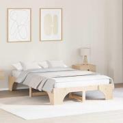 vidaXL Sängram Massiv furu 120 x 190 cm Massiv furu