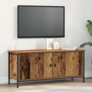 vidaXL TV-skåp Gammalt trä 100 x 35 x 45 cm Konstruerat trä
