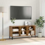 vidaXL TV-bänkset Väggmonterad Brun 103,5 x 30 x 50 cm Konstruerat trä