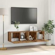 vidaXL TV-skåp 2 pcs Flerfärgsdesign 60 x 30 x 30 cm Konstruerat trä