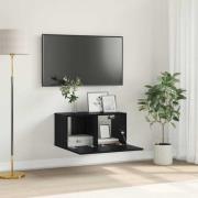 vidaXL TV-skåp Svart 60 x 30 x 30 cm Konstruerat trä