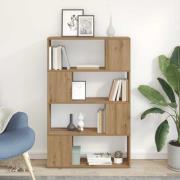 vidaXL TV-bänkset Väggmonterad Brun 80 x 24 x 125 cm Konstruerat trä