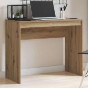 vidaXL Skrivbord artisan ek 90x40x72 cm konstruerat trä