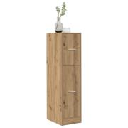 vidaXL Apoteksskåp ek 30x41x118 cm konstruerat trä