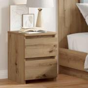 vidaXL Sängbord artisan ek 30x30x40 cm konstruerat trä