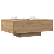 vidaXL Soffbord artisan ek 85x55x31 cm konstruerat trä
