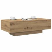 vidaXL Soffbord artisan ek 100x49,5x31 cm konstruerat trä
